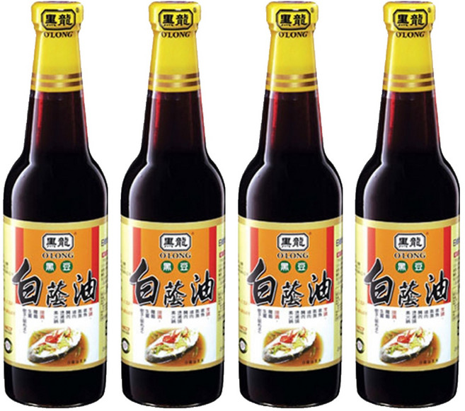 黑龍 白蔭油, 500ml, 4瓶
