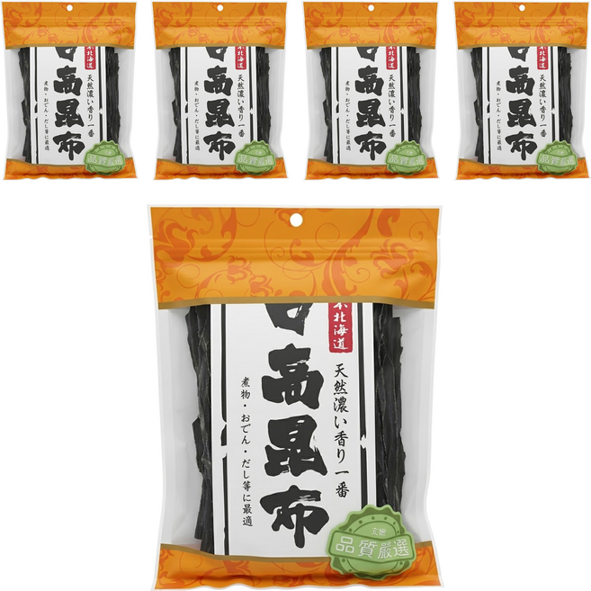 WON LAI WON 旺來旺 日本北海道日高昆布, 100g, 5包