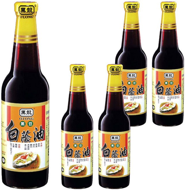 黑龍 白蔭油, 500ml, 5瓶