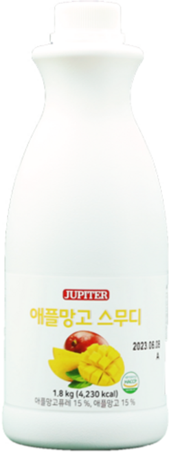 쥬피터 애플망고 스무디잼, 1.8kg, 1개