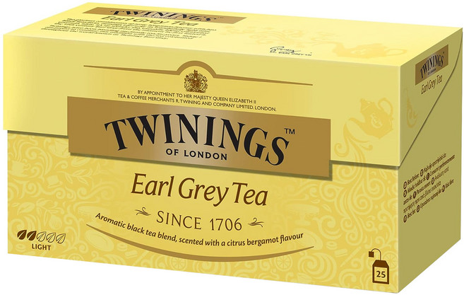 TWININGS 唐寧茶 皇家伯爵茶 2g 清新佛手柑芬芳, 50包, 1盒
