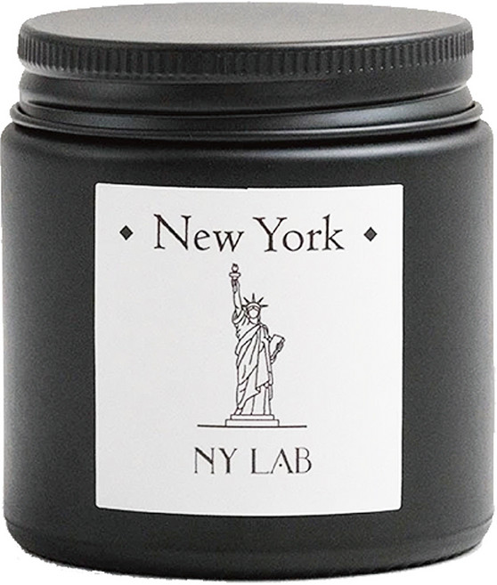 NY LAB 紐約實驗室 城市限定霧質感手工香氛蠟燭, 紐約檀香, 1個, 3.5oz
