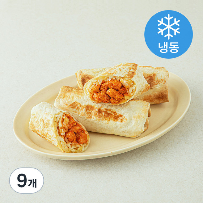 테이트 핫스파이시 치킨 브리또 (냉동), 180g, 1개입, 9개