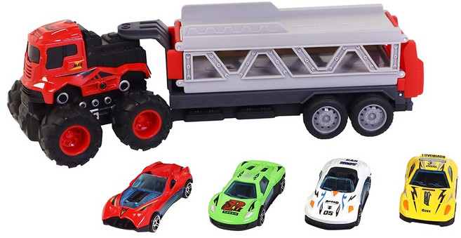 kidmate 孩子王 合金折疊彈射車組, 混和顏色, 1個