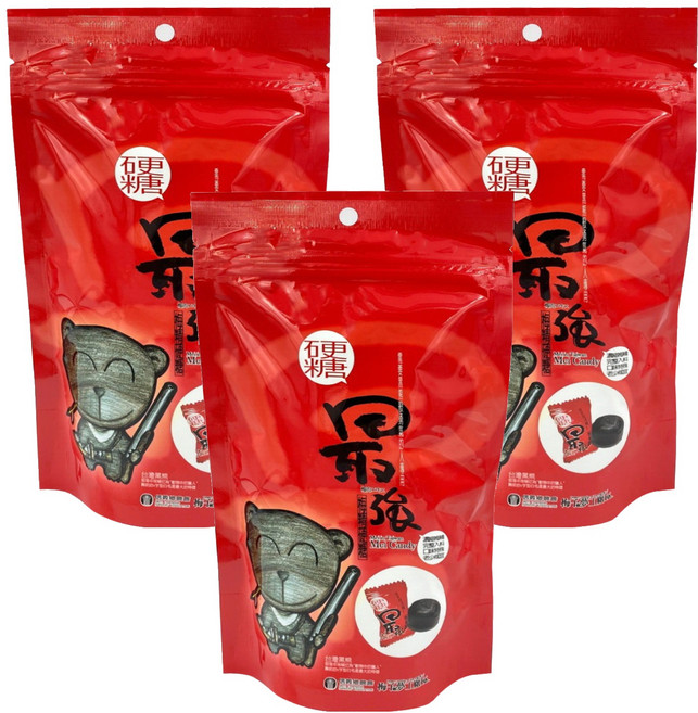 梅子夢工廠 信義鄉農會 最強 梅精硬糖, 3包, 100g