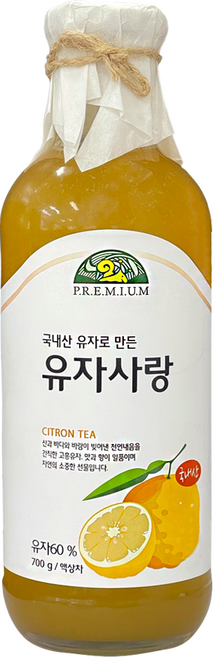오가닉스토리 국내산 유자로 만든 유자사랑, 700g, 1개입, 1개