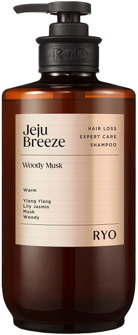 RYO 呂 強韌髮根香氛洗髮精 濟州微風, 585ml, 1瓶