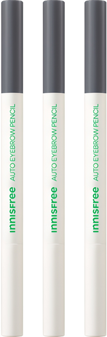 이니스프리 납작 아이브로우 펜슬 0.3g, 3호 꿈꾸는 새벽녘 그레이, 3개