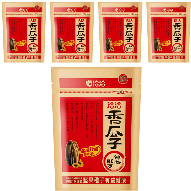 ChaCha 洽洽 香瓜子, 225g, 5包