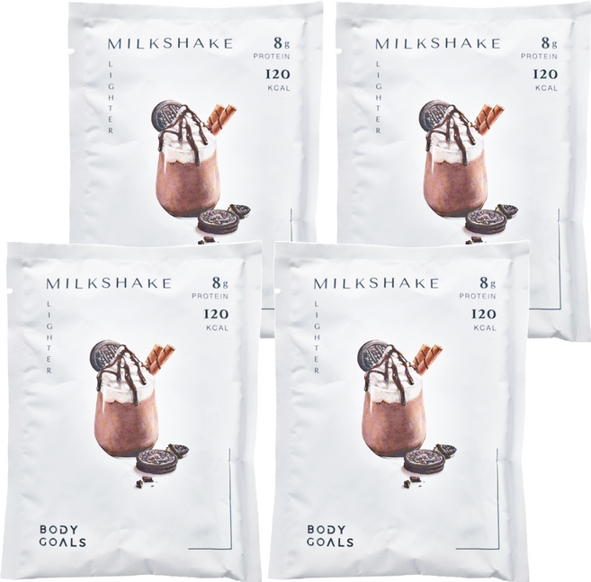 BODY GOALS 白奶昔 巧酥可可, 30g, 4包