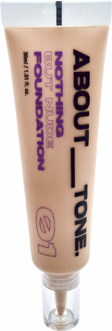 ABOUT TONE. 半霧光輕盈持妝粉底液 30ml, 01白皙色, 1條