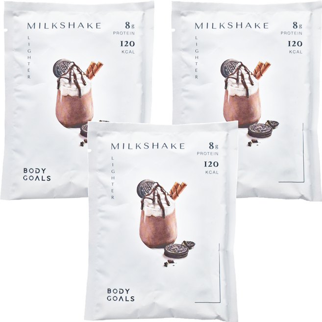 BODY GOALS 白奶昔 巧酥可可, 30g, 3包