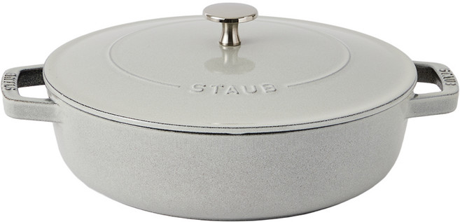 staub Cycletter 電磁爐用火鍋, 白松露, 24cm, 1個