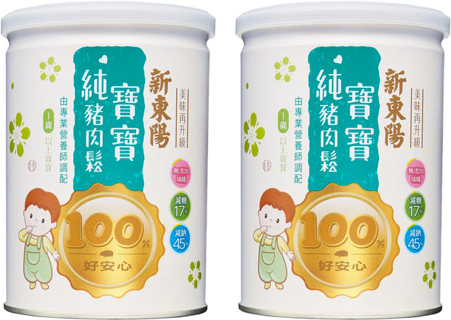 新東陽 寶寶純豬肉鬆 1歲以上, 120g, 2罐
