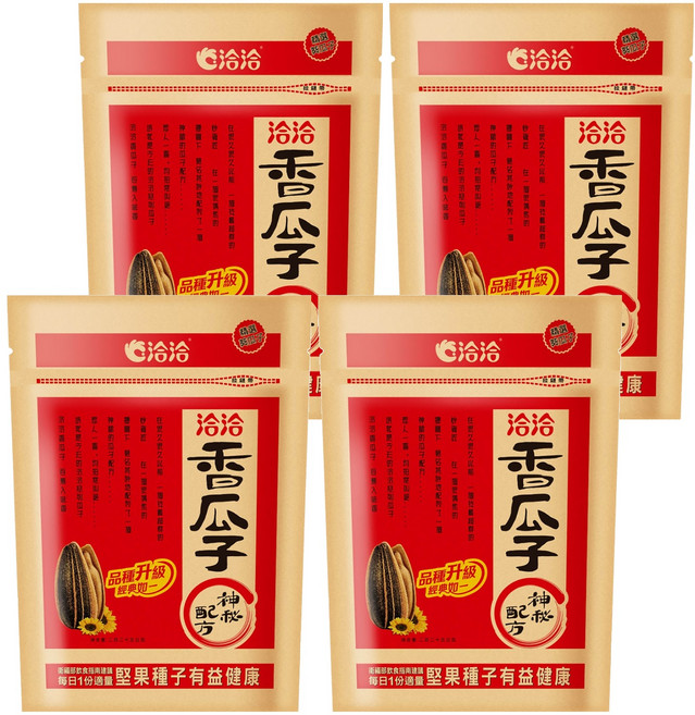 ChaCha 洽洽 香瓜子, 225g, 4包