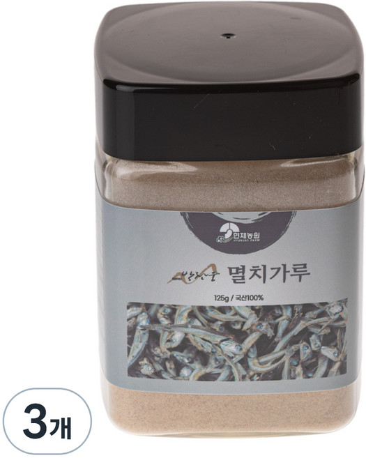 현재농원 박찬웅 멸치가루, 125g, 3개