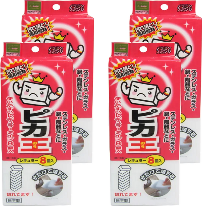 WAKO 日製研磨海棉, 4包