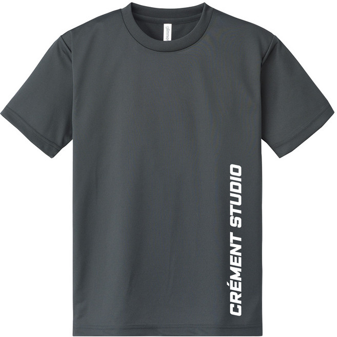 크로스써드먼트 남녀공용 스포츠 사이드 레터링 드라이 반팔 쿨 티셔츠 CRE1907ATHR