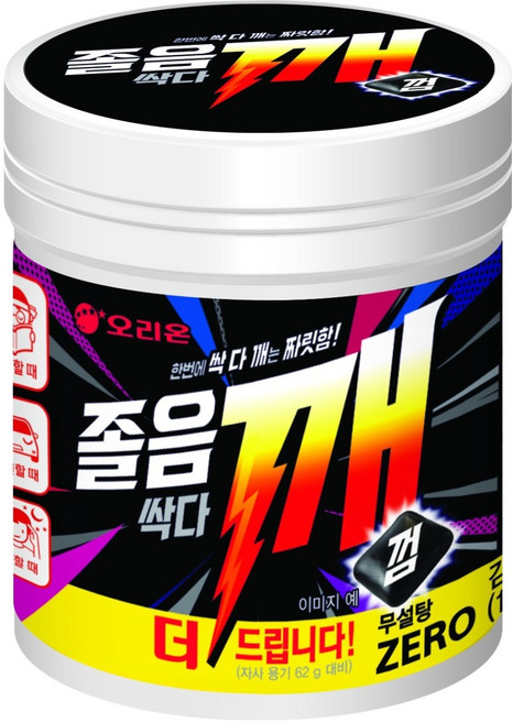 오리온 졸음싹다깨껌, 102g, 1개