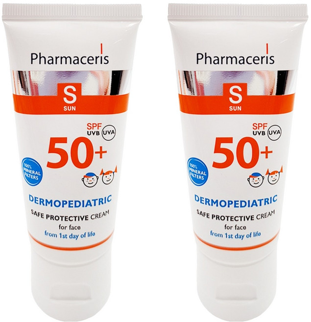 Pharmaceris 法瑪仕 純物理超薄透防曬乳spf50+, 50ml, 2個