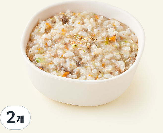 킨더가든 우리아이 한우야채죽, 150g, 2개