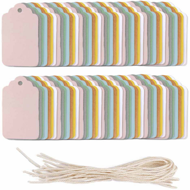 코히모 마카롱 라벨택 200p 세트, 혼합색상, 1세트