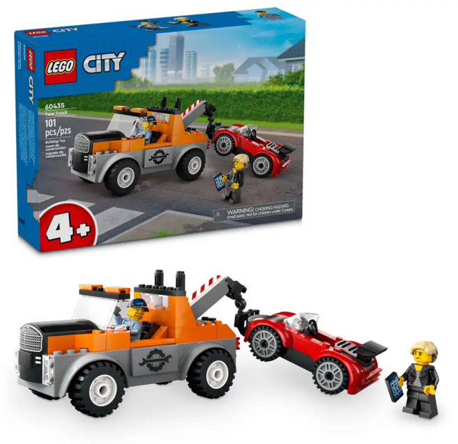 LEGO 城市系列 60435, 橘色 + 紅色, 1盒