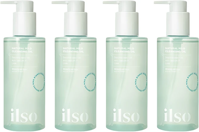 일소 네추럴 마일드 저자극 클렌징 오일, 200ml, 4개 - 쿠팡