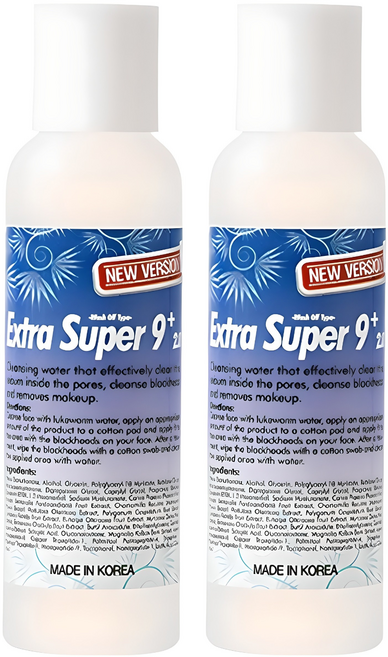 메디필 엑스트라 슈퍼 9 플러스 2.0 피지클리너, 100ml, 2개