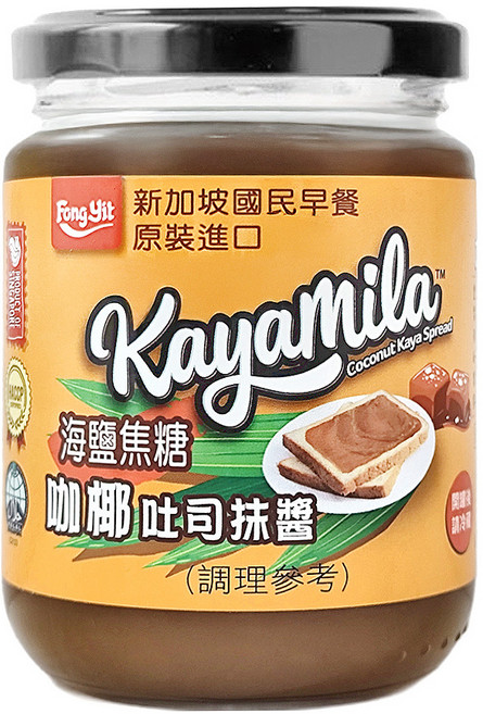 Fong Yit 豐一 海鹽焦糖咖椰吐司抹醬, 270g, 1罐