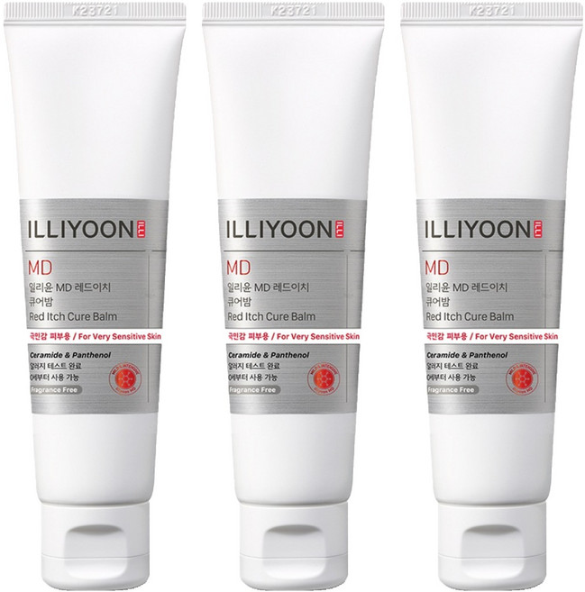 일리윤 엠디 레드이치 큐어밤 유아 크림, 60ml, 3개