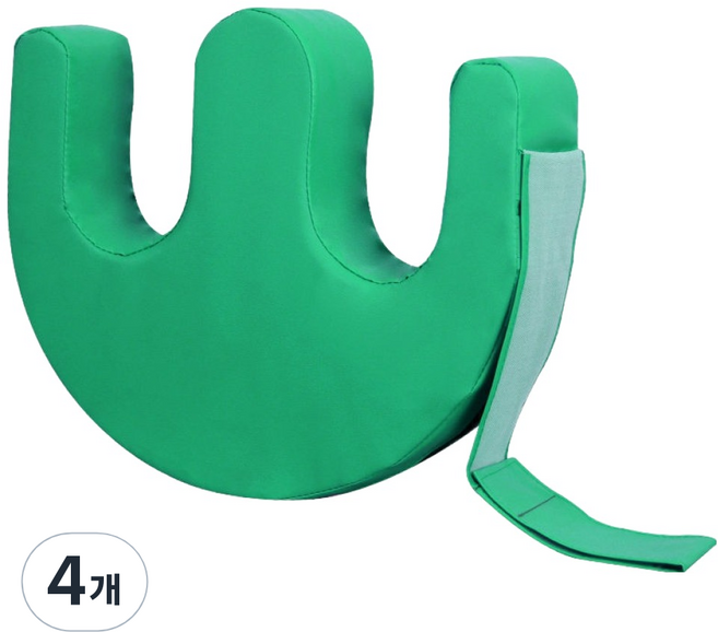 솔미온 U자형 환자 침대 보조 쿠션 그린, 4개