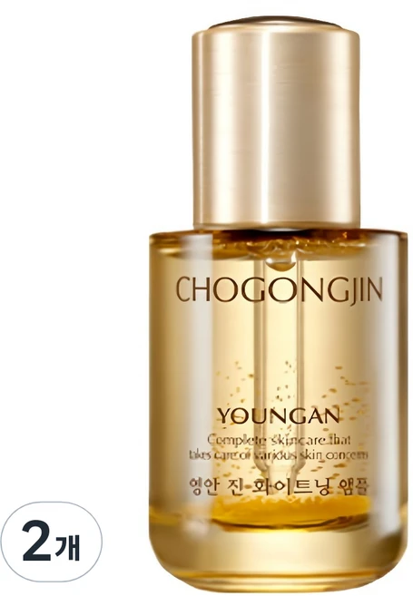 초공진 영안 진 화이트닝 앰플, 2개, 30ml - 쿠팡