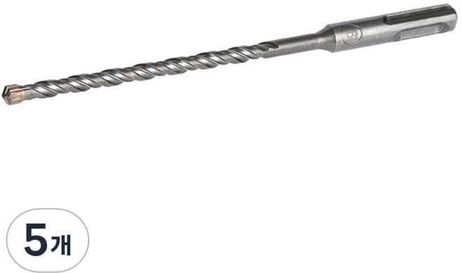 이엑스파워 SDS PLUS 드릴비트 4날 6 x 160 mm ESP-6160, 5개