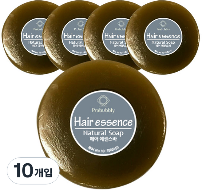 프로버블리 헤어에센스바 비누, 110g, 10개입