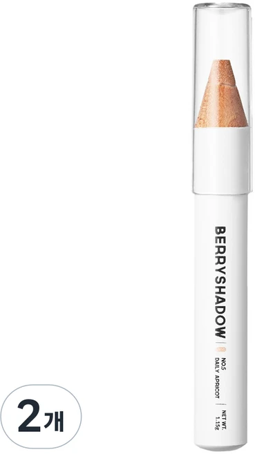 피치베리 베리섀도우 1.15g, 05 데일리애프리콧, 2개 - 쿠팡