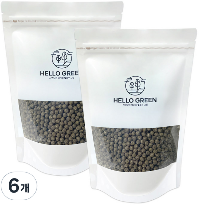 헬로우그린 뽕잎환, 400g, 6개