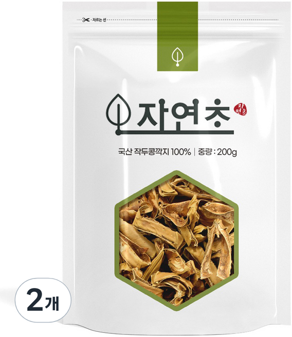 자연초 볶은 작두콩차, 2개, 1개입