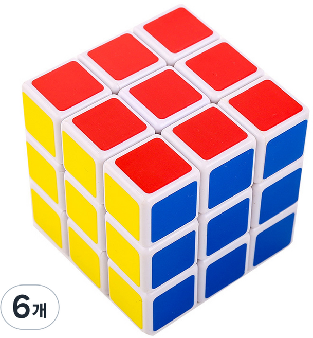 하이제이비 3x3 베이직 큐브, 화이트, 6개