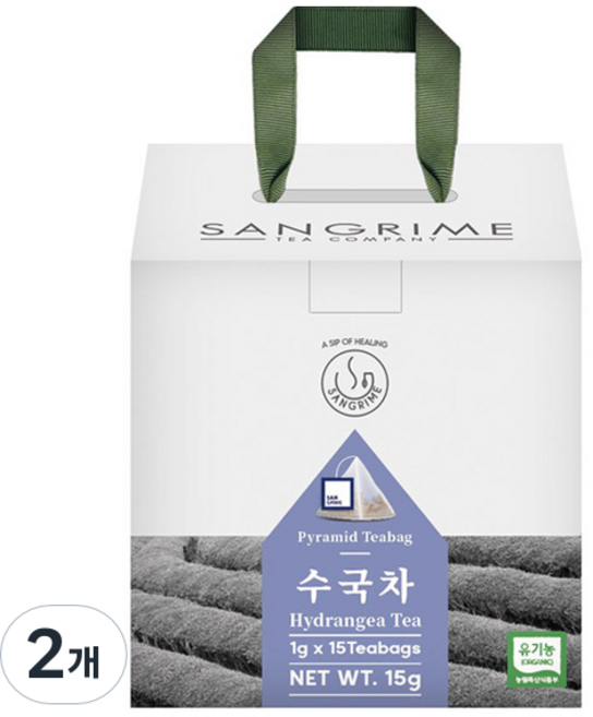 SANGRIME 繡球花茶三角茶包禮盒, 1g, 15包, 2盒