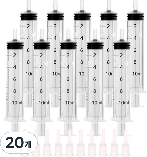 Daon Select 無限墨水填充吸墨針管 附吸墨針管 吸墨針筒 10ml, 20個, 混合色