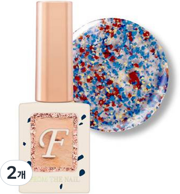 프롬더네일 글리터 젤네일, 10g, FU 16, 2개