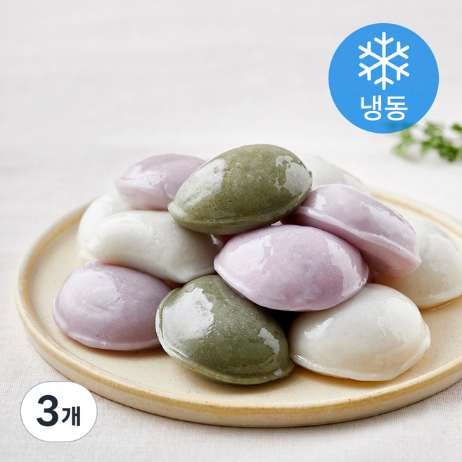 마음이가 모둠 바람떡 (냉동), 500g, 3개, 1개입