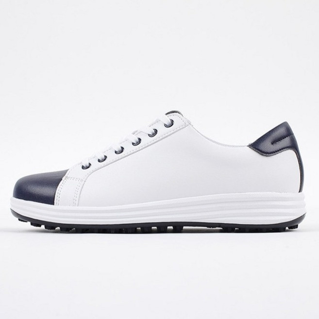 아놀드파마 남성용 수제 스파이크리스 클래식 캐쥬얼 연습용 실내 골프화 스니커즈 운동화