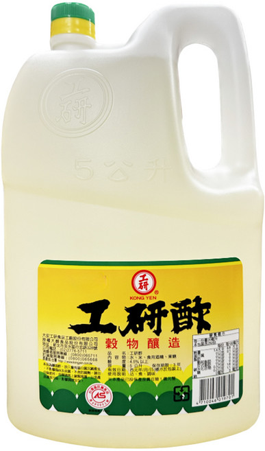 KONG YEN 工研 酢, 5L, 1桶
