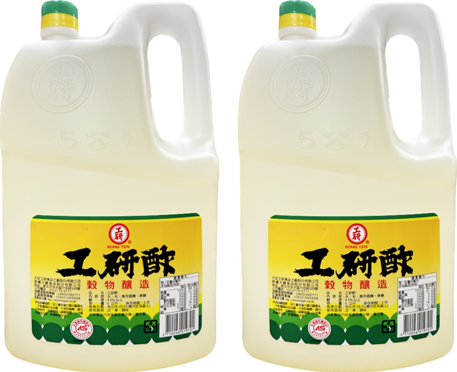 KONG YEN 工研 酢, 5L, 2桶