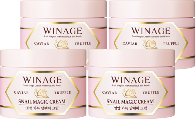 위네이지 스네일 매직 크림, 100ml, 4개