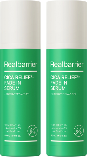 리얼베리어 시카릴리프 RX 페이드인 세럼, 50ml, 2개