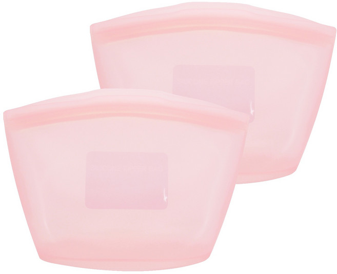 실리팟 프리미엄 실리콘 지퍼백 피치 L, 2개, 1.5L