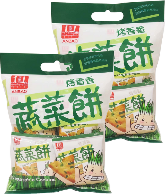 安堡蔬菜餅, 200g, 2包